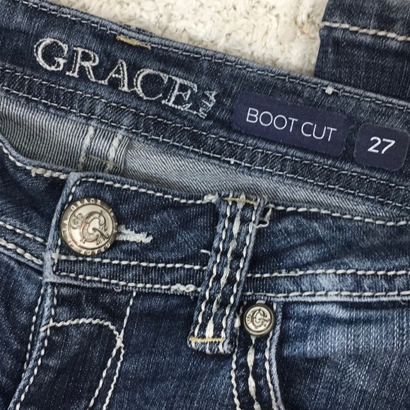 Grace in LA rhinestone jeans - Picture 5 of 7